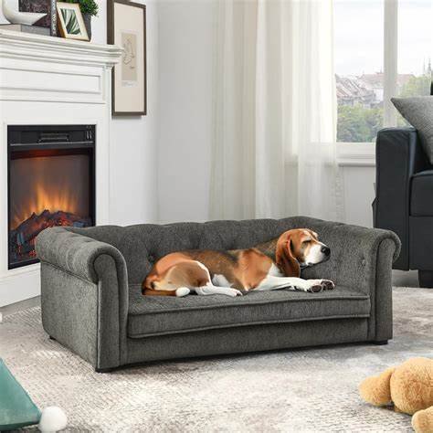 top-rated dog couches. Stylish Design: Complements home interiors with its elegant appearance.